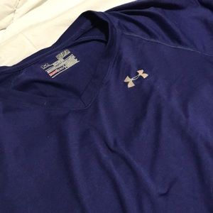 Under armour indigo workout shirt